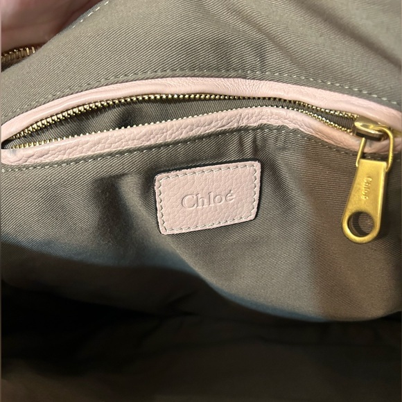 👛 Gorgeous EUC Authentic Chloe Marcie Tote 👛 Woodrose. This bag is perfection! 💗 - Picture 3 of 13